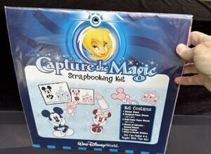 Disney Store 1999’s Capture Magic Scrapbooking Kit Walt Disney World Baby Sealed